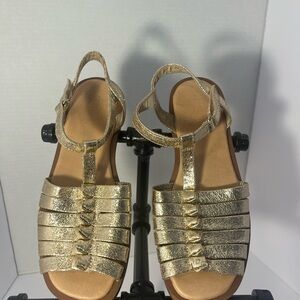 Zara Kids Gold Sandals